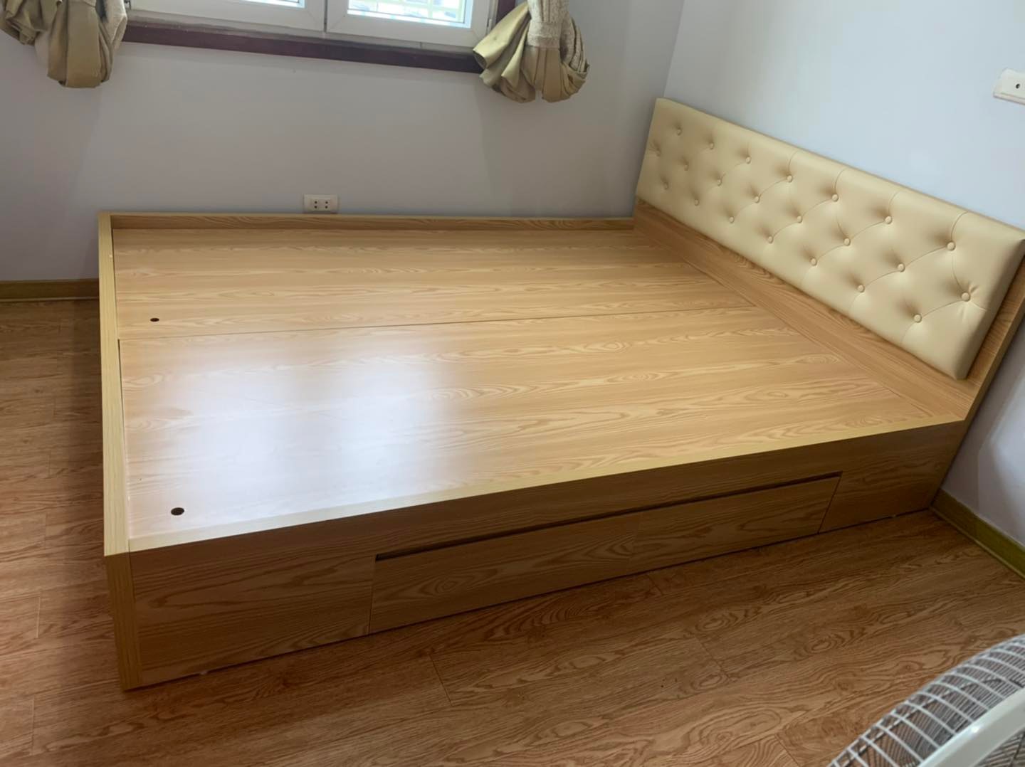 Bảng giá mẫu giường ngủ gỗ công nghiệp giá rẻ tại xưởng