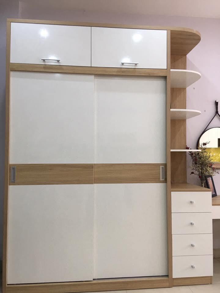 Tủ áo chất liệu mdf chống cong vênh kt rộng 2m cao 2m2 giá 3xxx