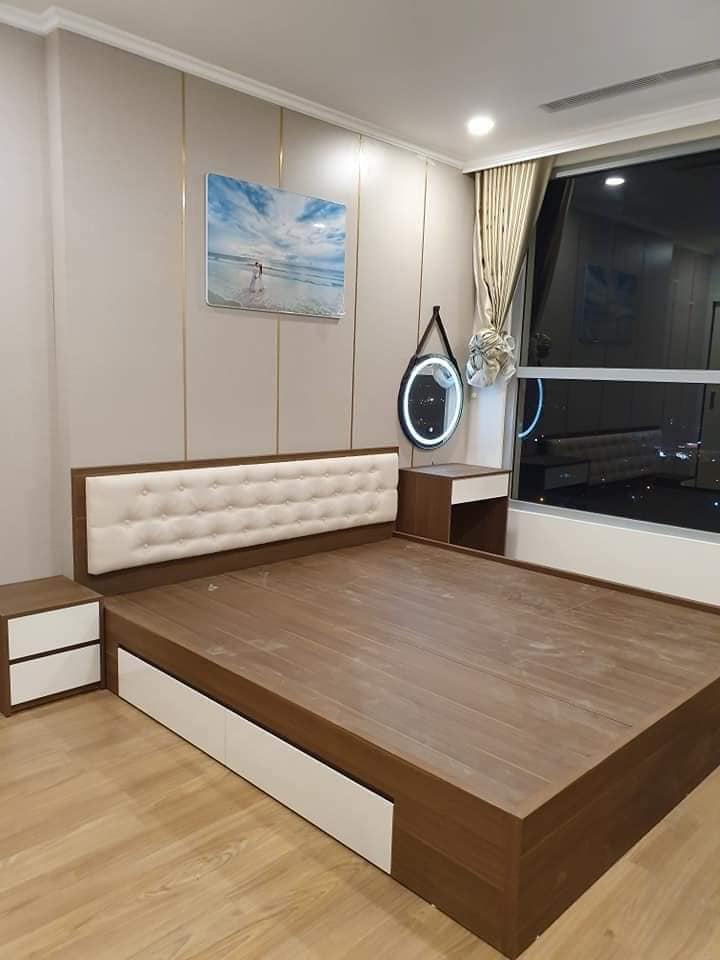 giường ngủ gỗ công nghiệp giá rẻ