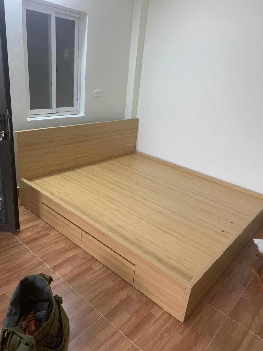 giường ngủ gỗ công nghiệp giá rẻ